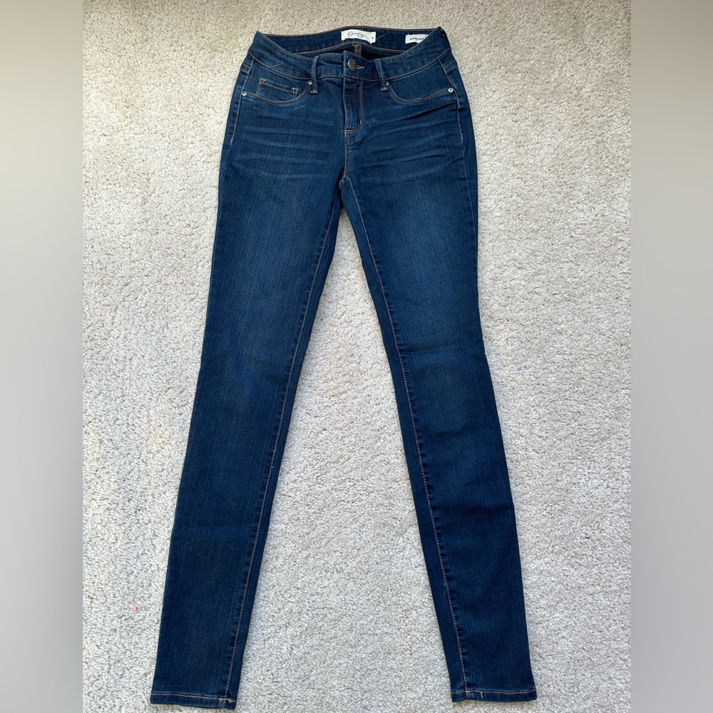 Jessica Simpson Dark Wash Super Skinny Jeans